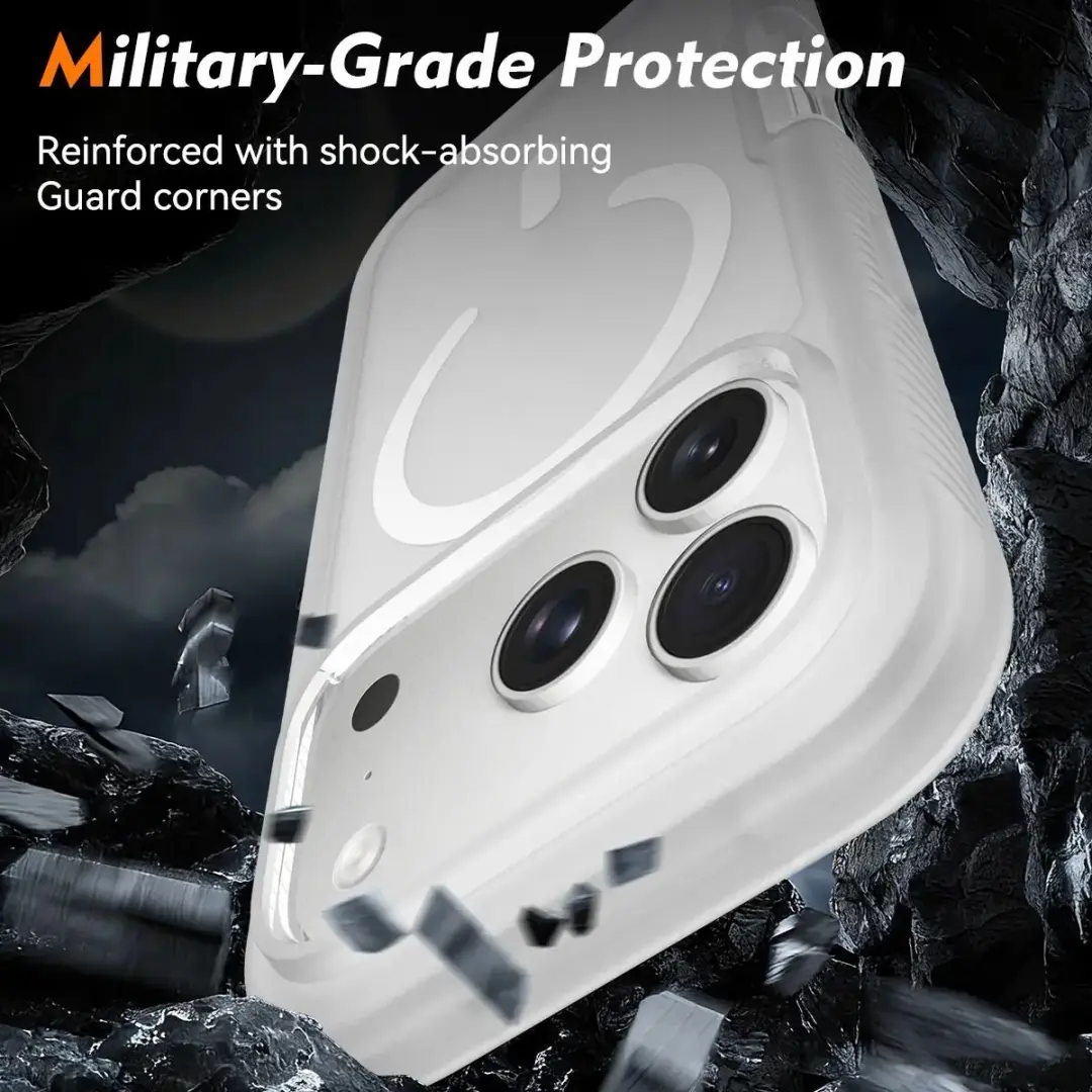 Selected by GSMpunt Hoesje iPhone 17 Pro - Matte Transparant - MagSafe