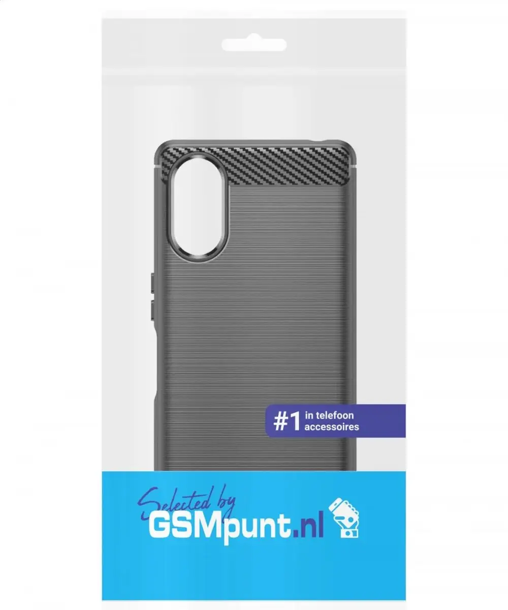 Selected TPU Hoesje Sony Xperia 5 V - Zwart