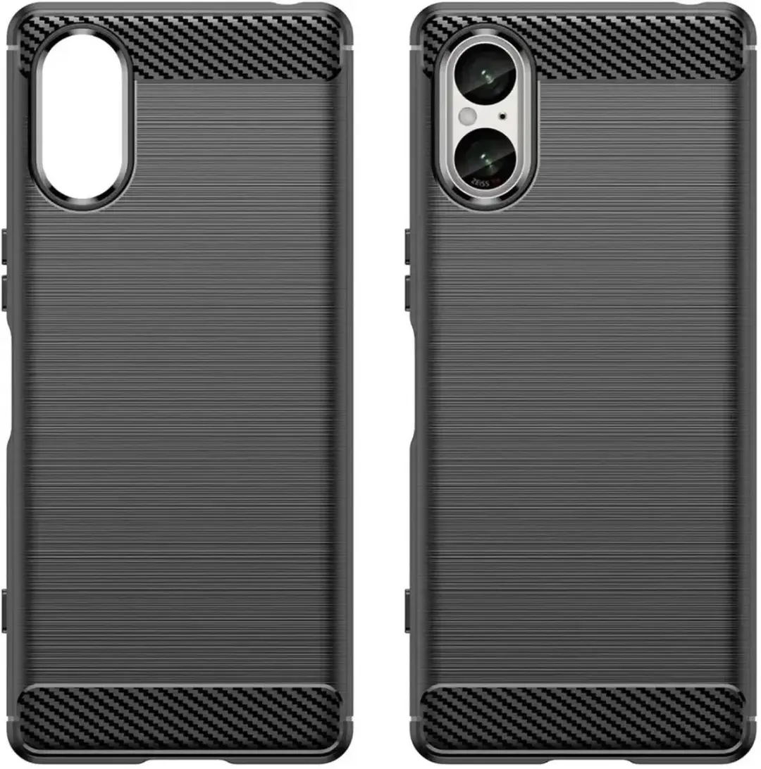 Selected TPU Hoesje Sony Xperia 5 V - Zwart - afbeelding 6 van 6