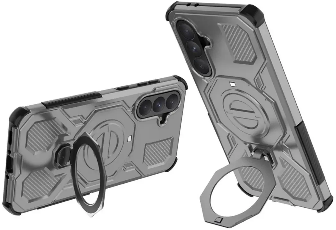 Selected Hoesje Samsung Galaxy A56 MagSafe Grijs - 360° Draaibaar - afbeelding 6 van 6