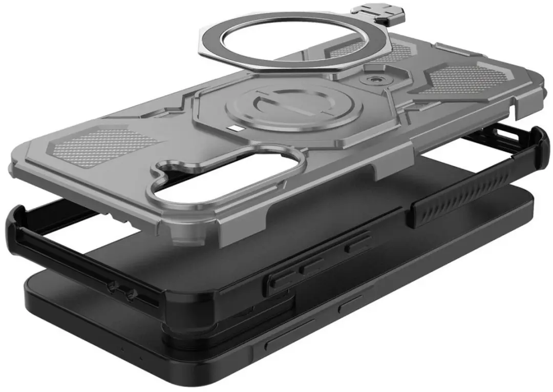 Selected Hoesje Samsung Galaxy A56 MagSafe Grijs - 360° Draaibaar