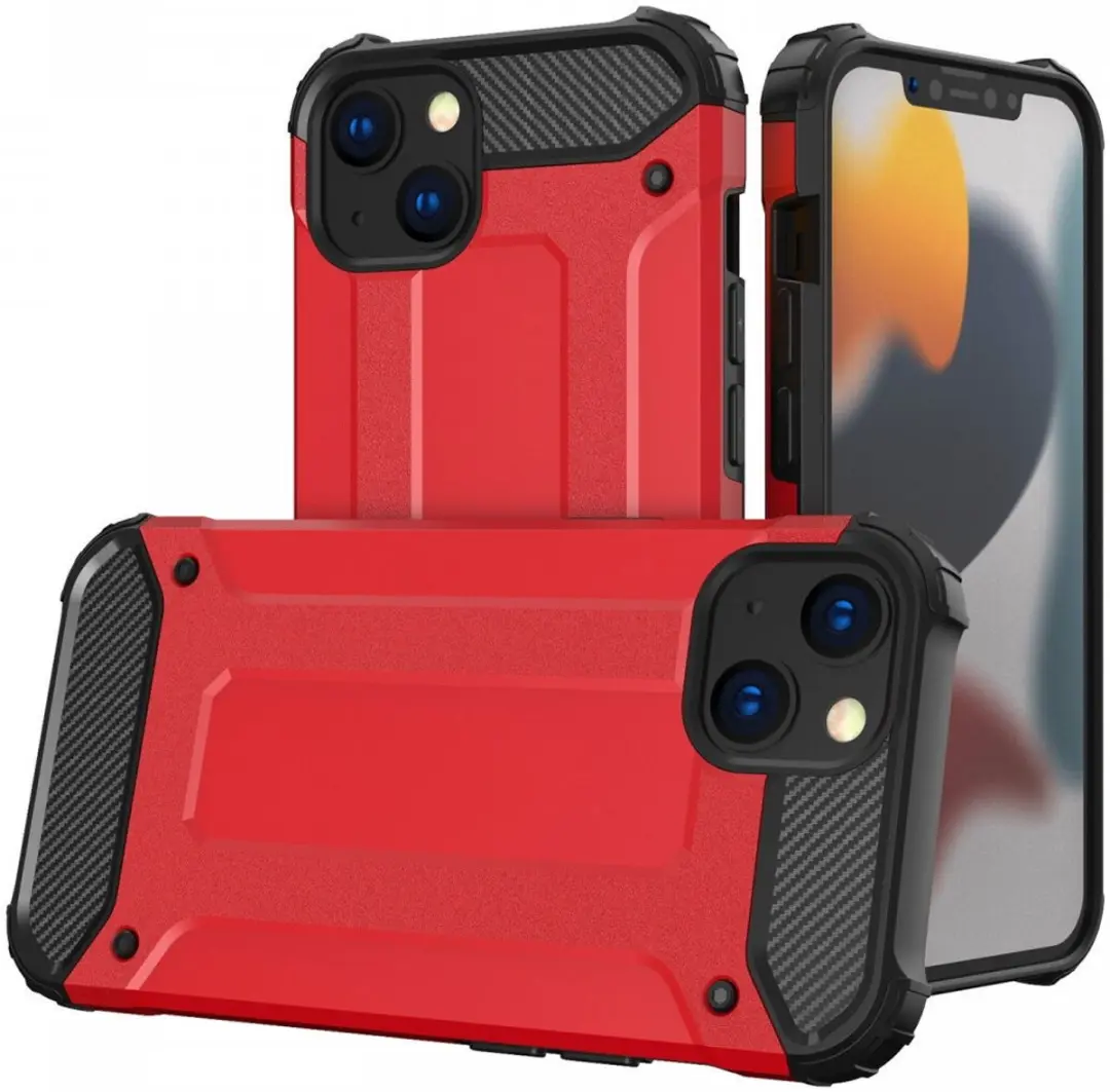 Selected Hoesje iPhone 15 Hybride Rood