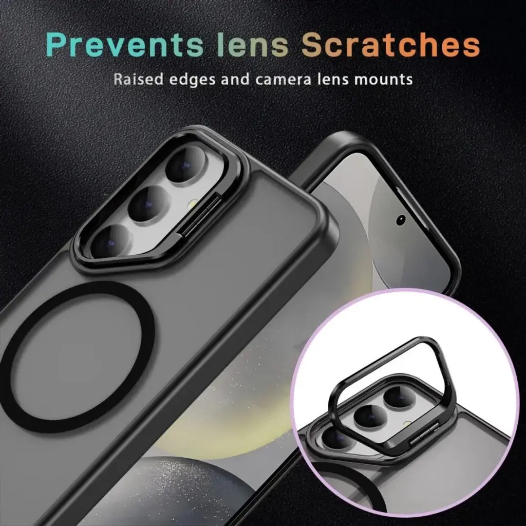 Selected Hoesje Samsung Galaxy S25 FE - MagSafe & Qi2 - Zwart