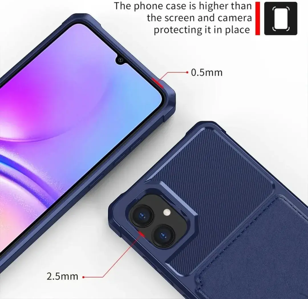 Selected Portemonnee Hoesje Samsung Galaxy A05 - Blauw - afbeelding 6 van 6