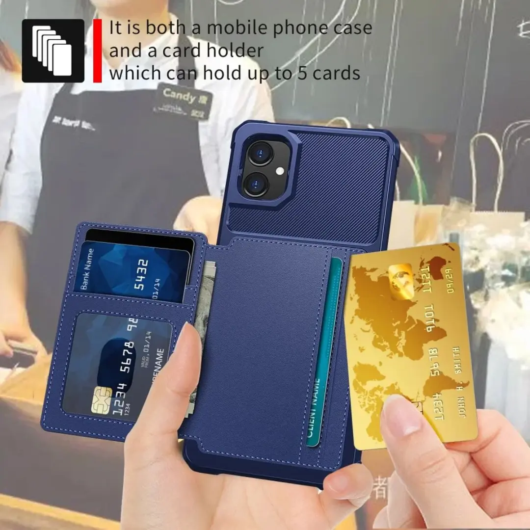 Selected Portemonnee Hoesje Samsung Galaxy A05 - Blauw