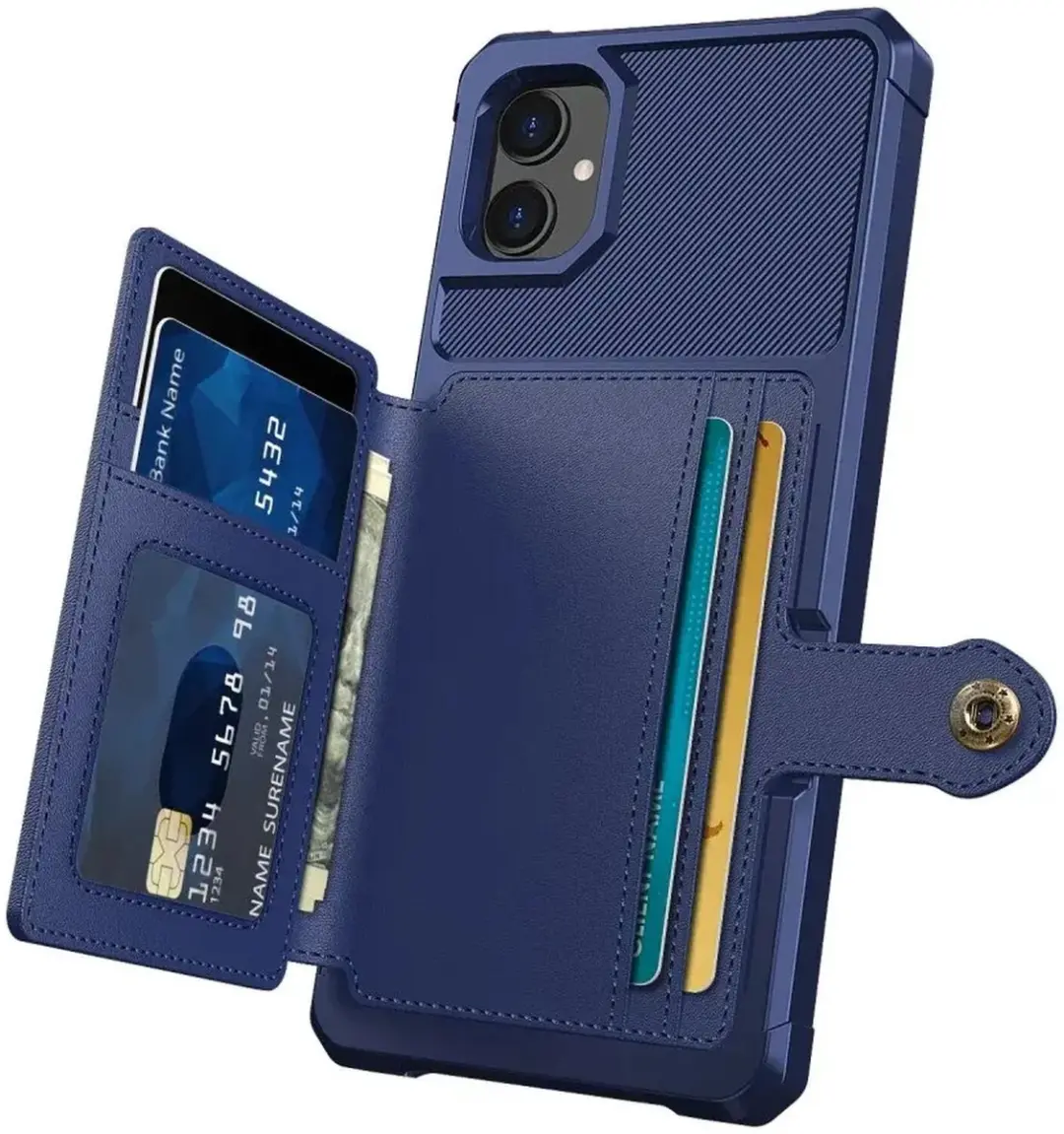 Selected Portemonnee Hoesje Samsung Galaxy A05 - Blauw