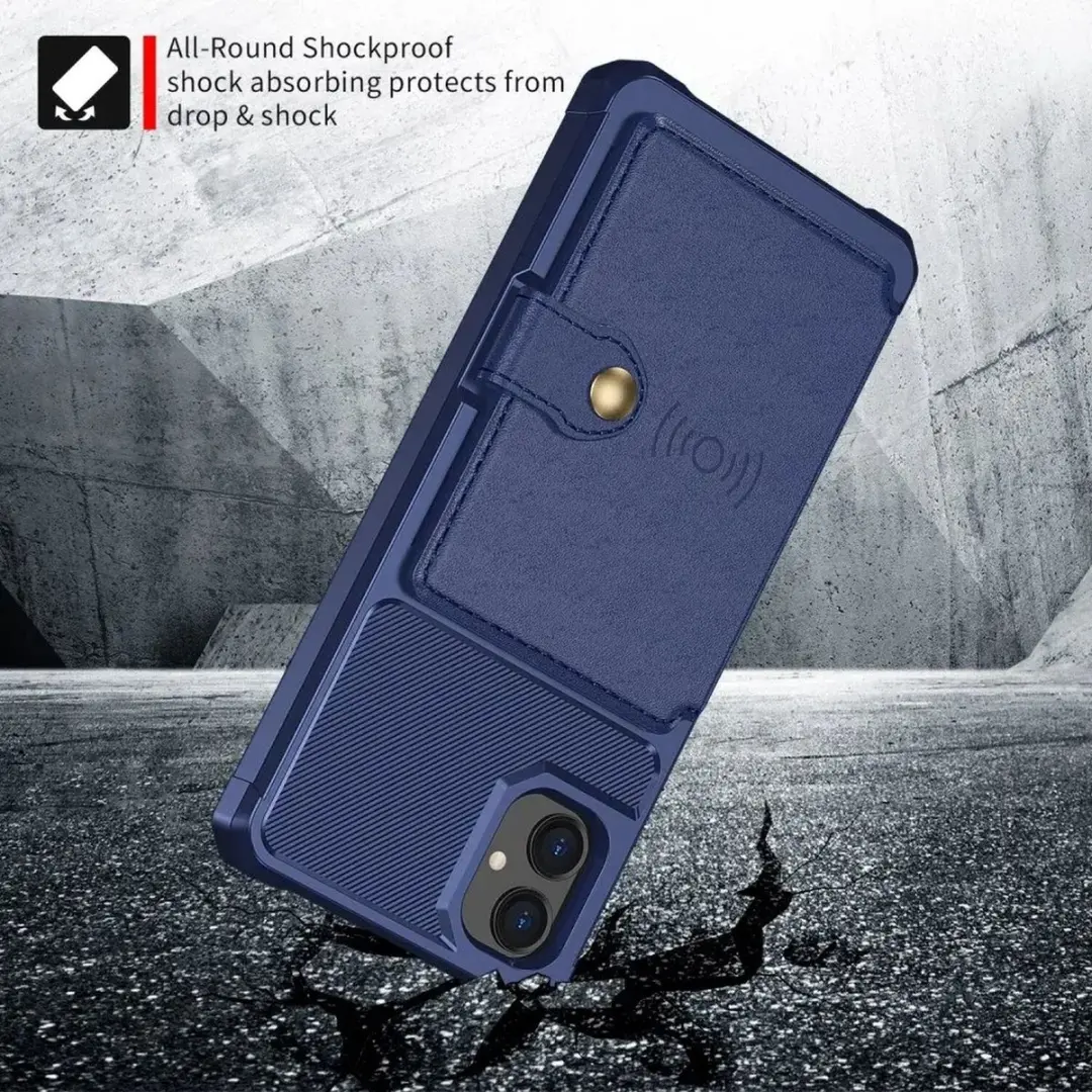 Selected Portemonnee Hoesje Samsung Galaxy A05 - Blauw