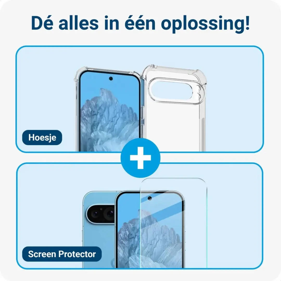 Selected Schokbestendig Hoesje Google Pixel 9/9 Pro - Transparant