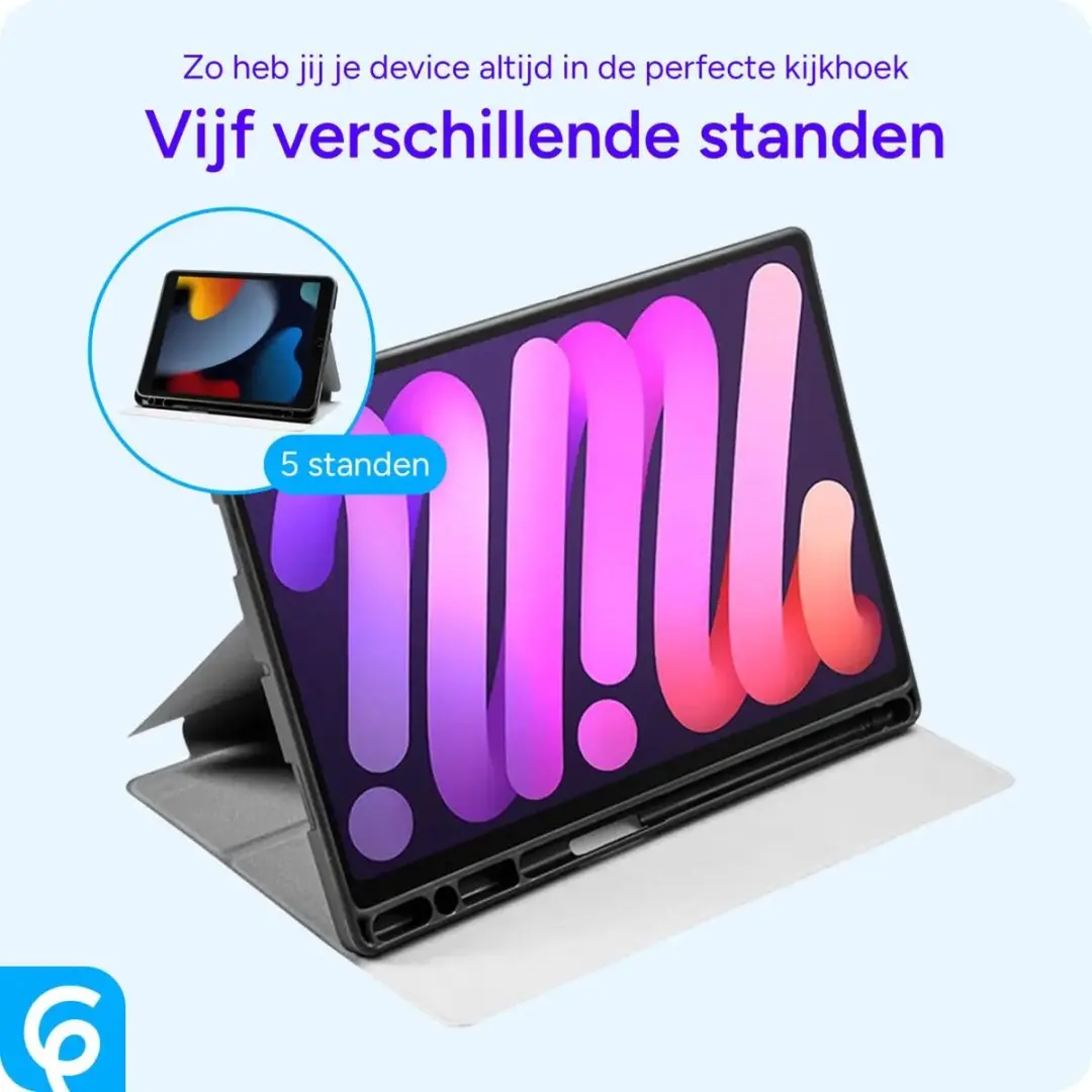 Selected by GSMpunt Tablethoes iPad 10.2" - Blauw