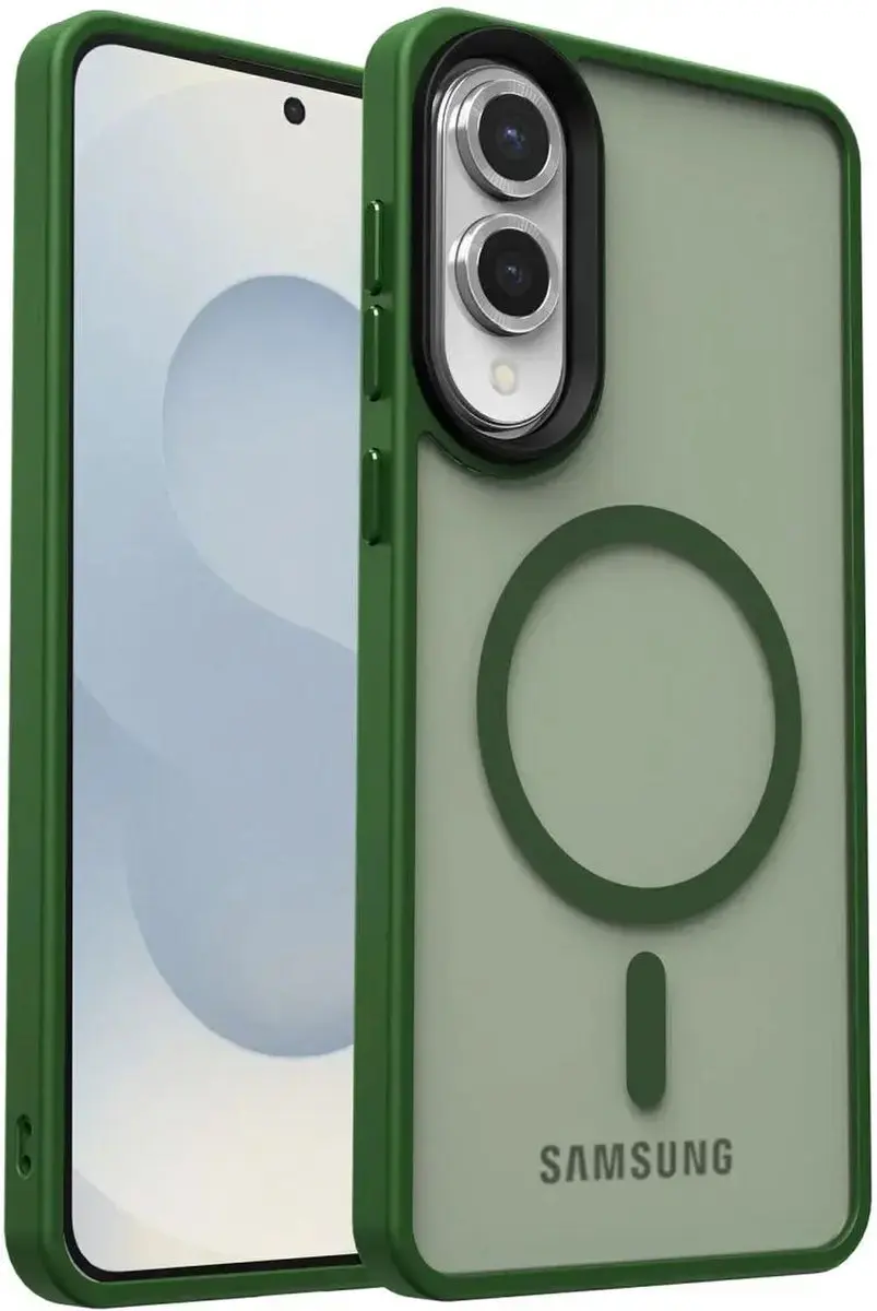 Selected Hoesje Samsung Galaxy S25 Edge MagSafe Groen