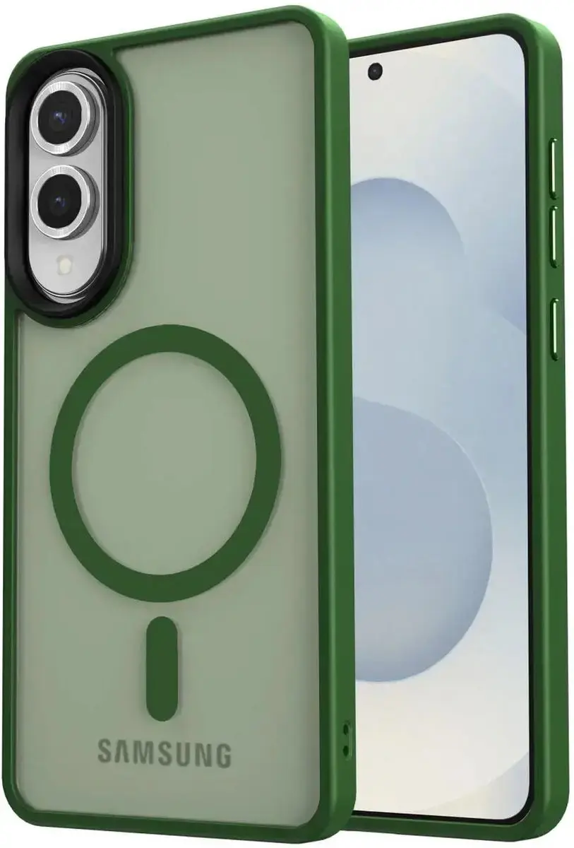Selected Hoesje Samsung Galaxy S25 Edge MagSafe Groen