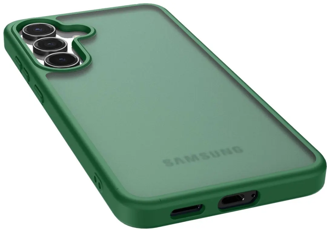 Selected Hoesje Samsung Galaxy S25 FE - Groen Matte Back Cover