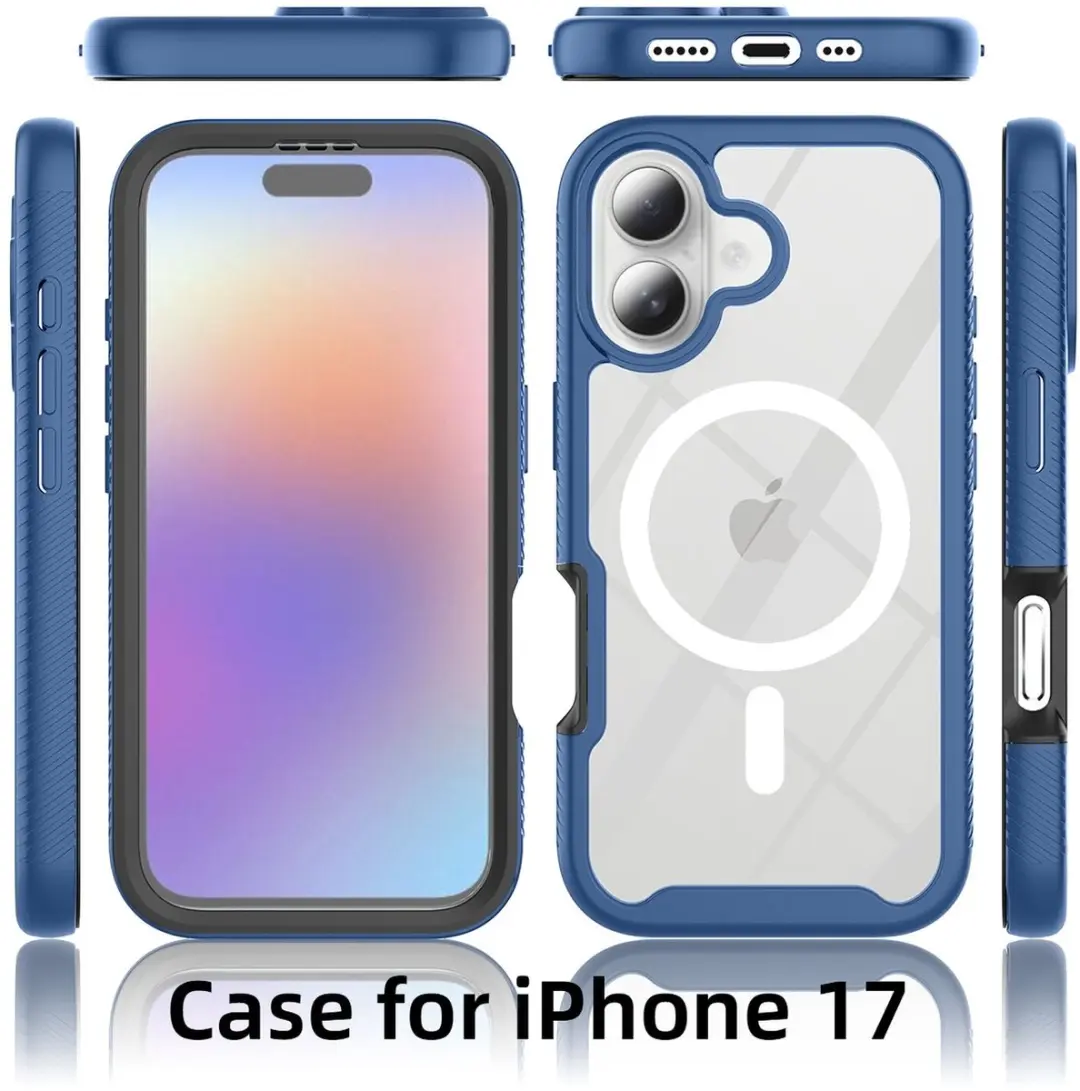 Selected by GSMpunt.nl iPhone 17 Hoesje - Blauw - MagSafe