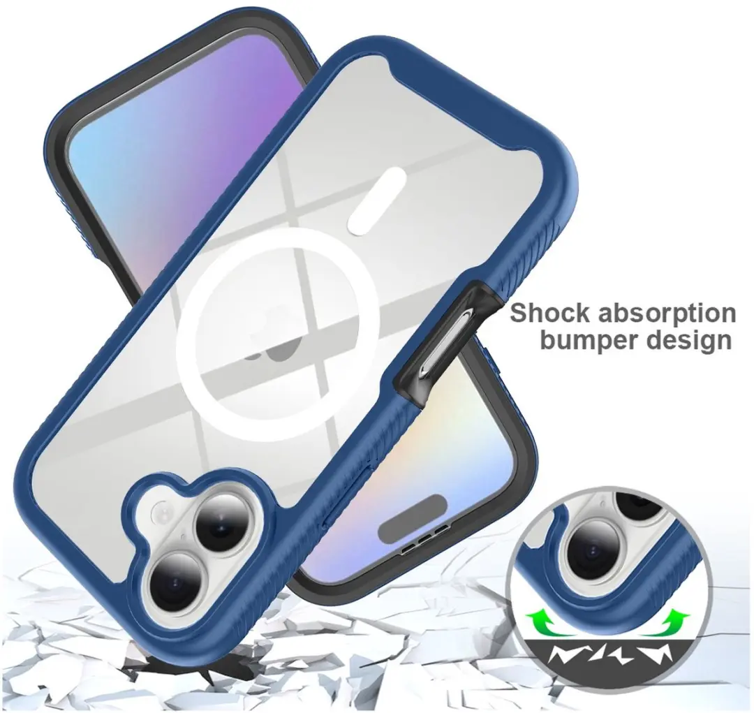 Selected by GSMpunt.nl iPhone 17 Hoesje - Blauw - MagSafe