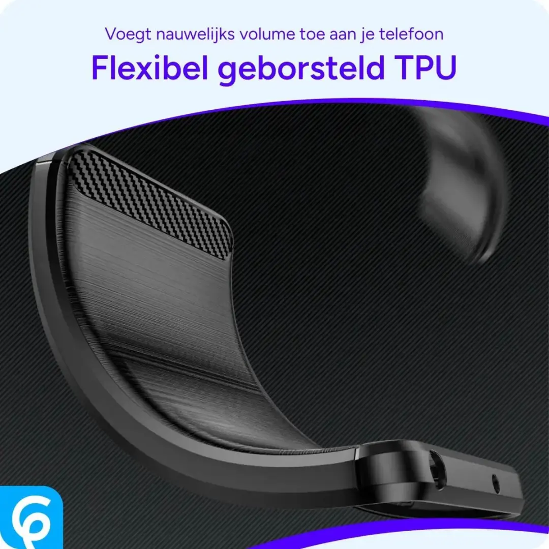 Selected TPU Hoesje Samsung Galaxy S25 - Zwart