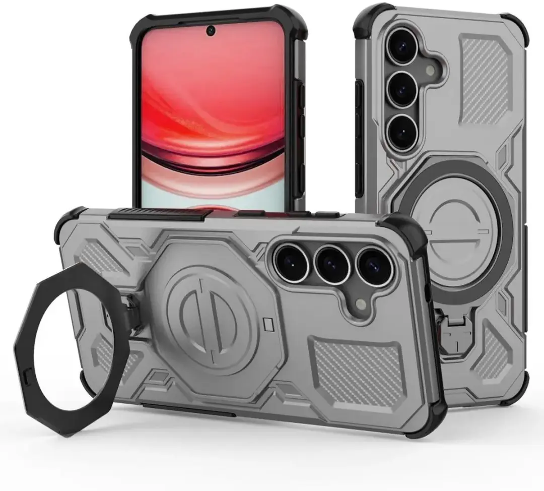 Selected Hoesje Samsung Galaxy S25 MagSafe Grijs