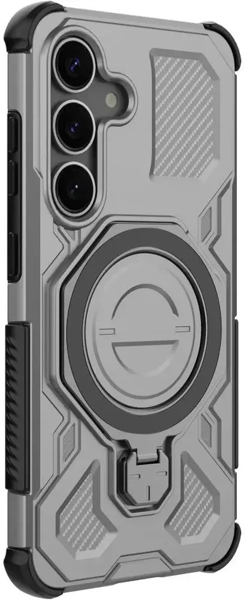 Selected Hoesje Samsung Galaxy S25 MagSafe Grijs