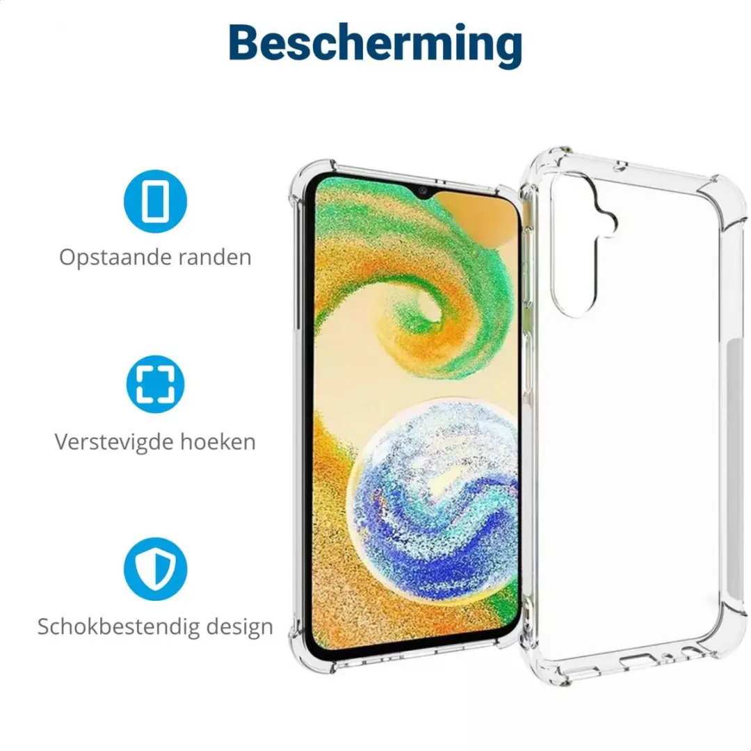 Selected by GSMpunt.nl Hoesje Schokbestendig TPU - Transparant - Samsung Galaxy A24