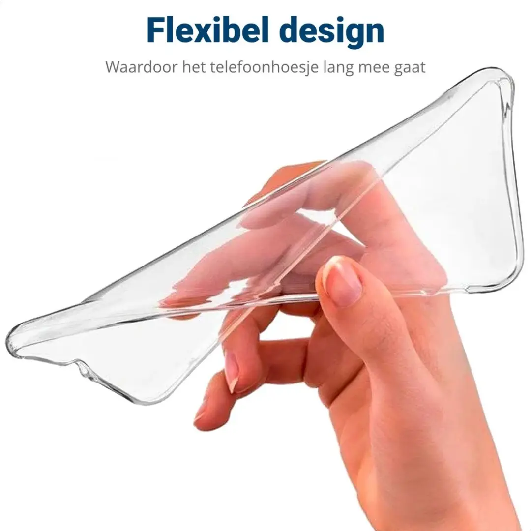 Selected by GSMpunt.nl Hoesje Schokbestendig TPU - Transparant - Samsung Galaxy A24