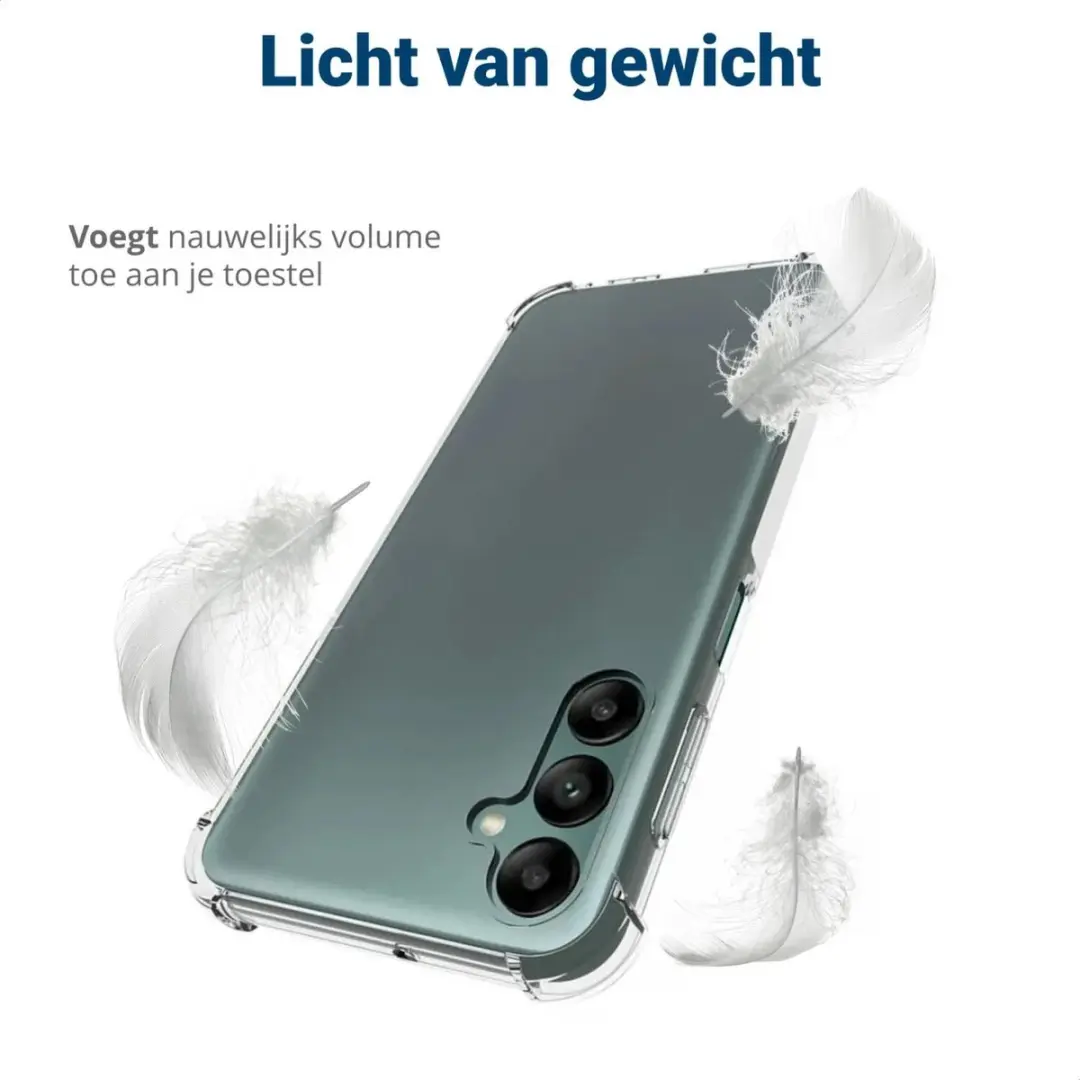Selected by GSMpunt.nl Hoesje Schokbestendig TPU - Transparant - Samsung Galaxy A24