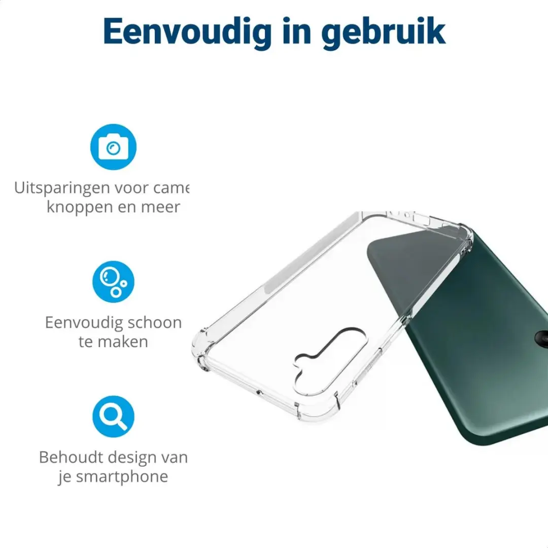 Selected by GSMpunt.nl Hoesje Schokbestendig TPU - Transparant - Samsung Galaxy A24
