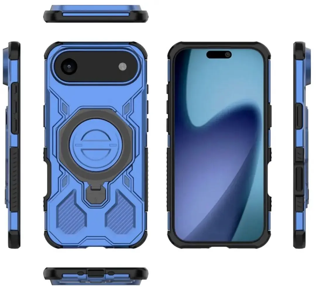 Selected Hoesje iPhone Air MagSafe Blauw - 360° Draaibare Stand - afbeelding 6 van 6