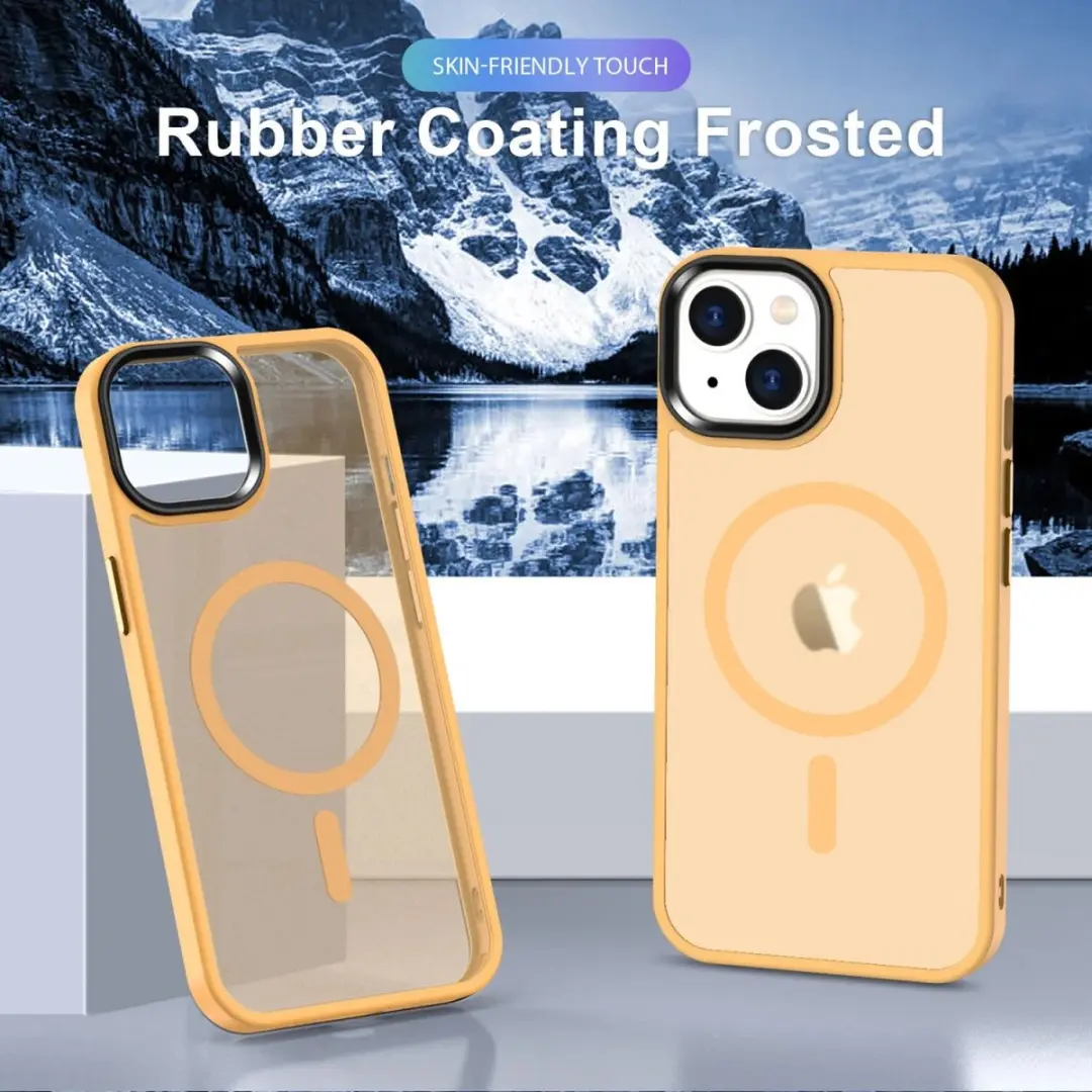 Selected Hoesje Apple iPhone 14 Plus - Oranje - MagSafe