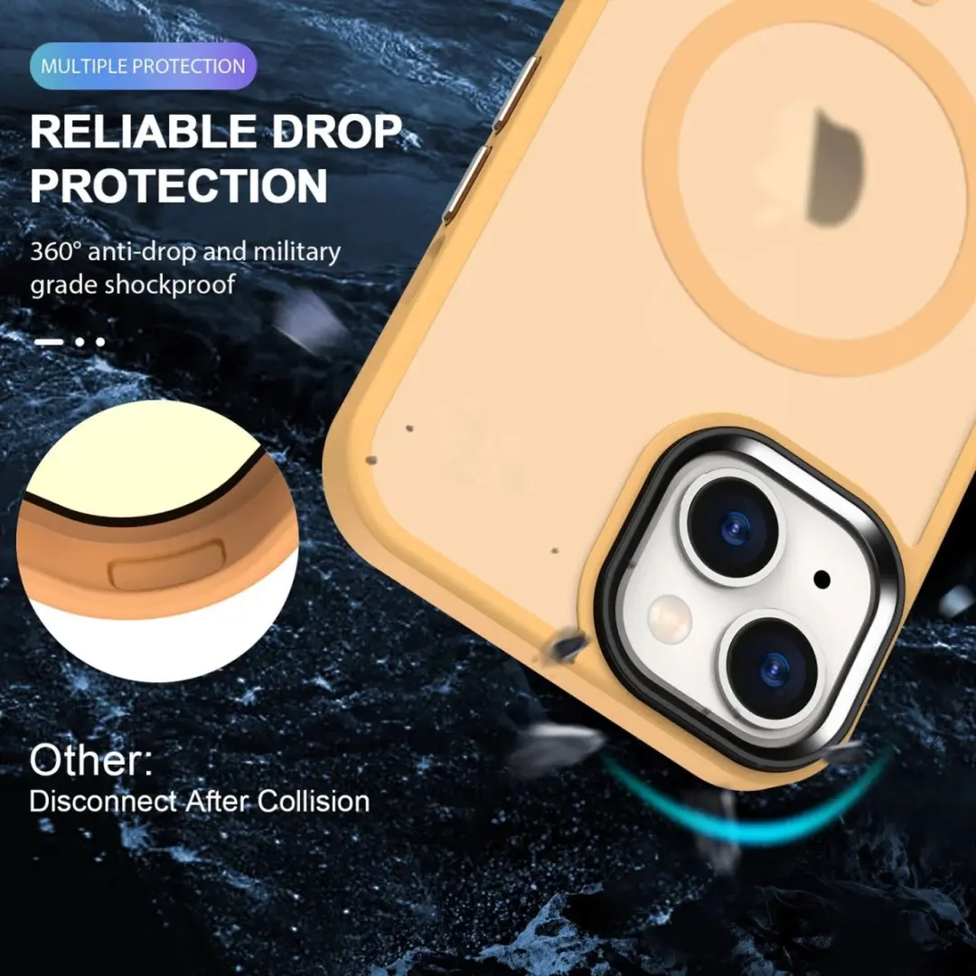 Selected Hoesje Apple iPhone 14 Plus - Oranje - MagSafe - afbeelding 6 van 6