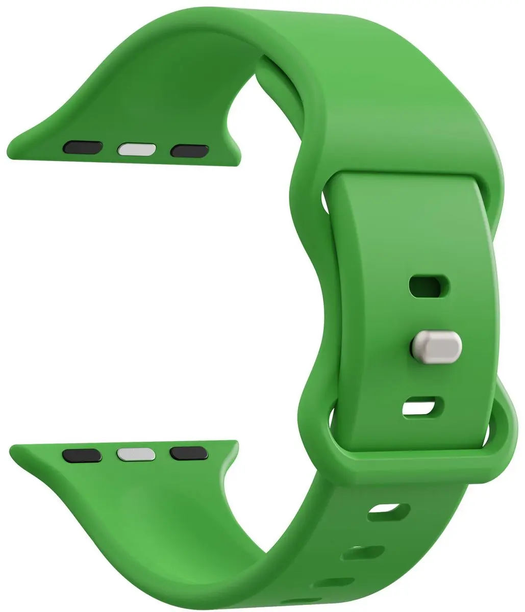 Selected SBG Siliconen Horlogeband Apple Watch 6 44mm - Lichtgroen