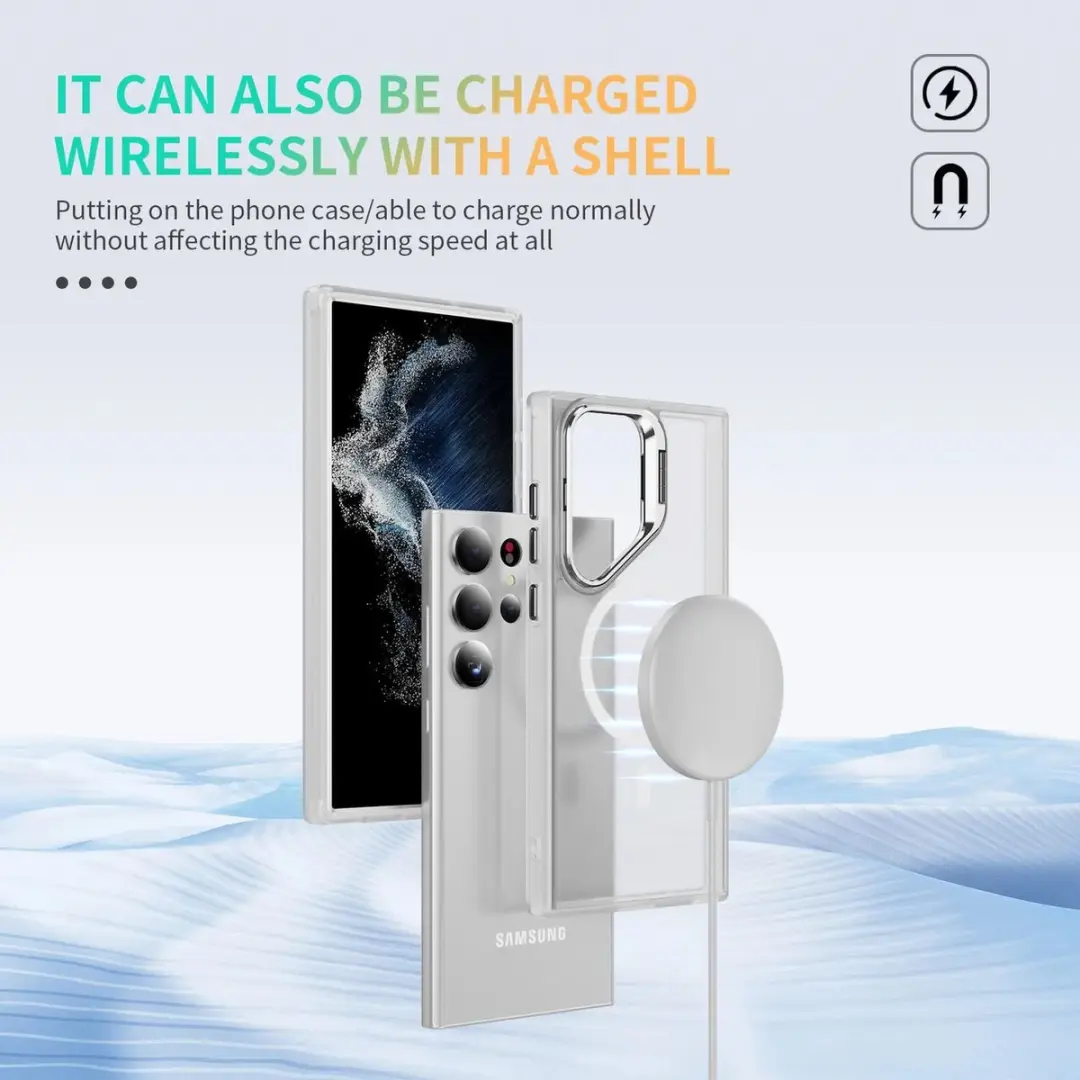 Selected Hoesje Samsung Galaxy S23 Ultra MagSafe Transparant