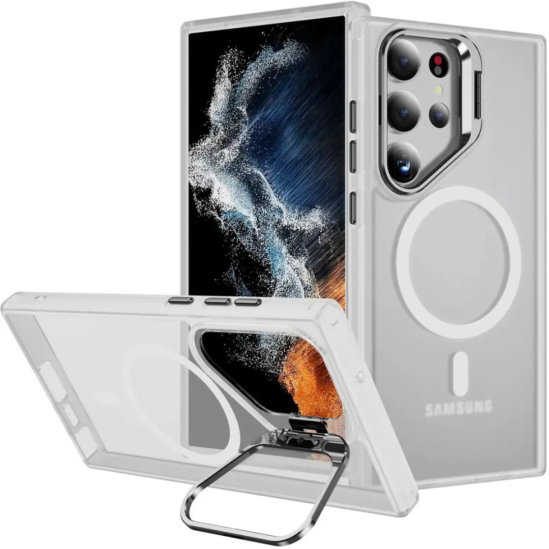 Selected Hoesje Samsung Galaxy S23 Ultra MagSafe Transparant