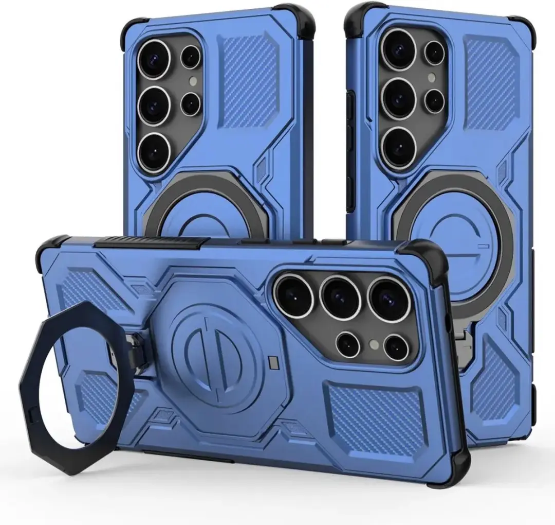 Selected Hoesje Samsung Galaxy S25 Ultra MagSafe Blauw