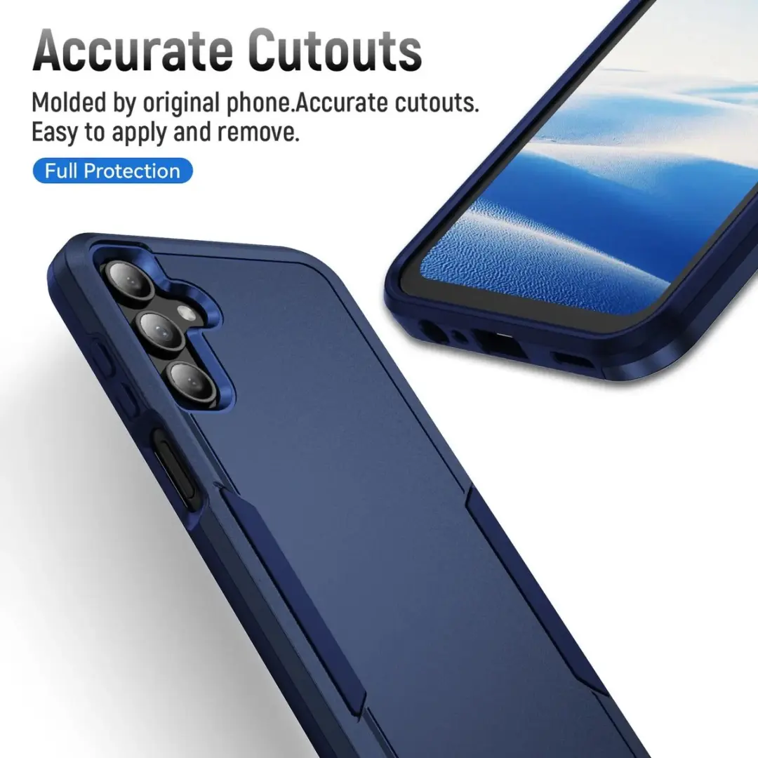 Selected Back Cover Samsung Galaxy A15 Blauw - Schokbestendig - afbeelding 6 van 6