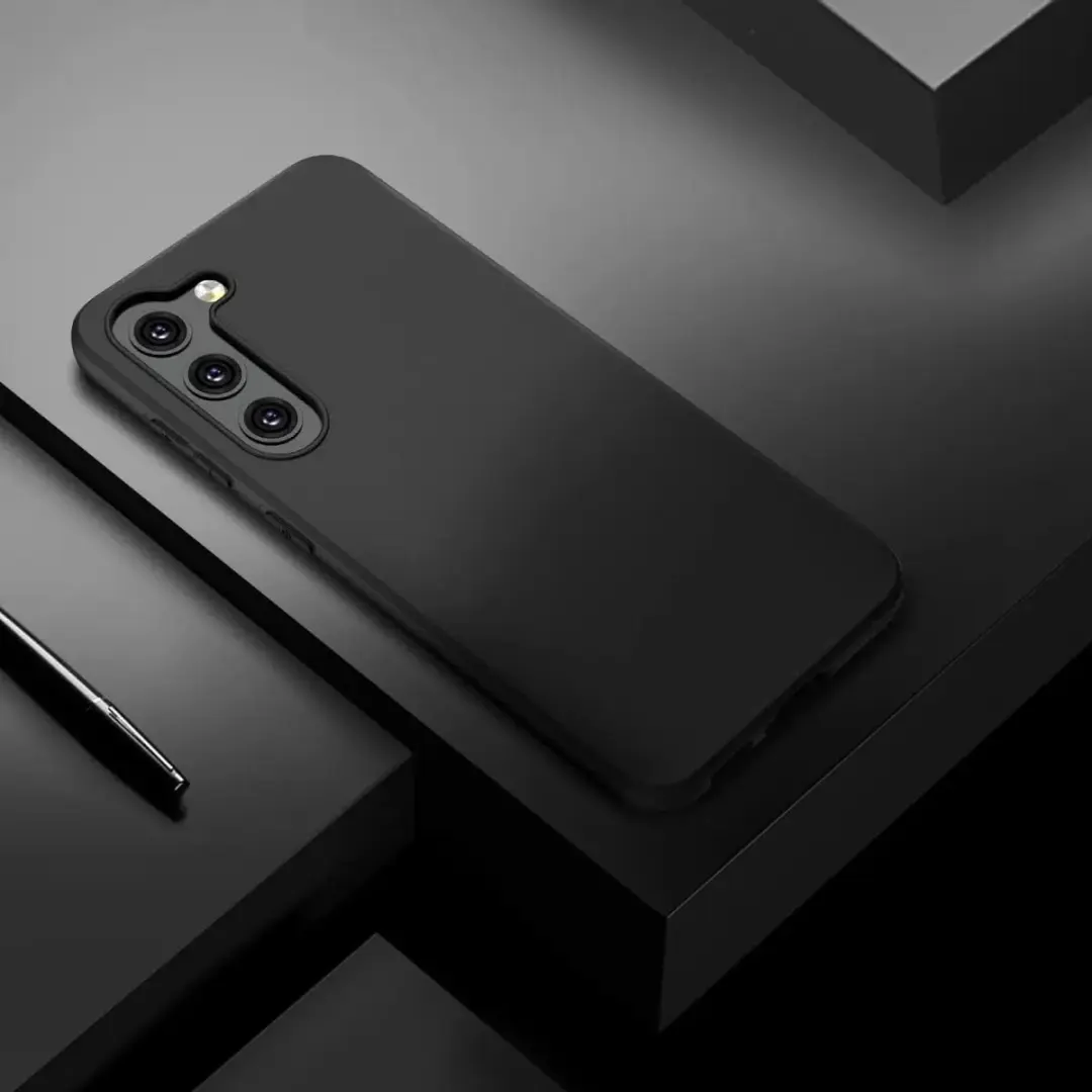 Selected Zwart TPU Hoesje Samsung Galaxy S23 - Ultra Dun