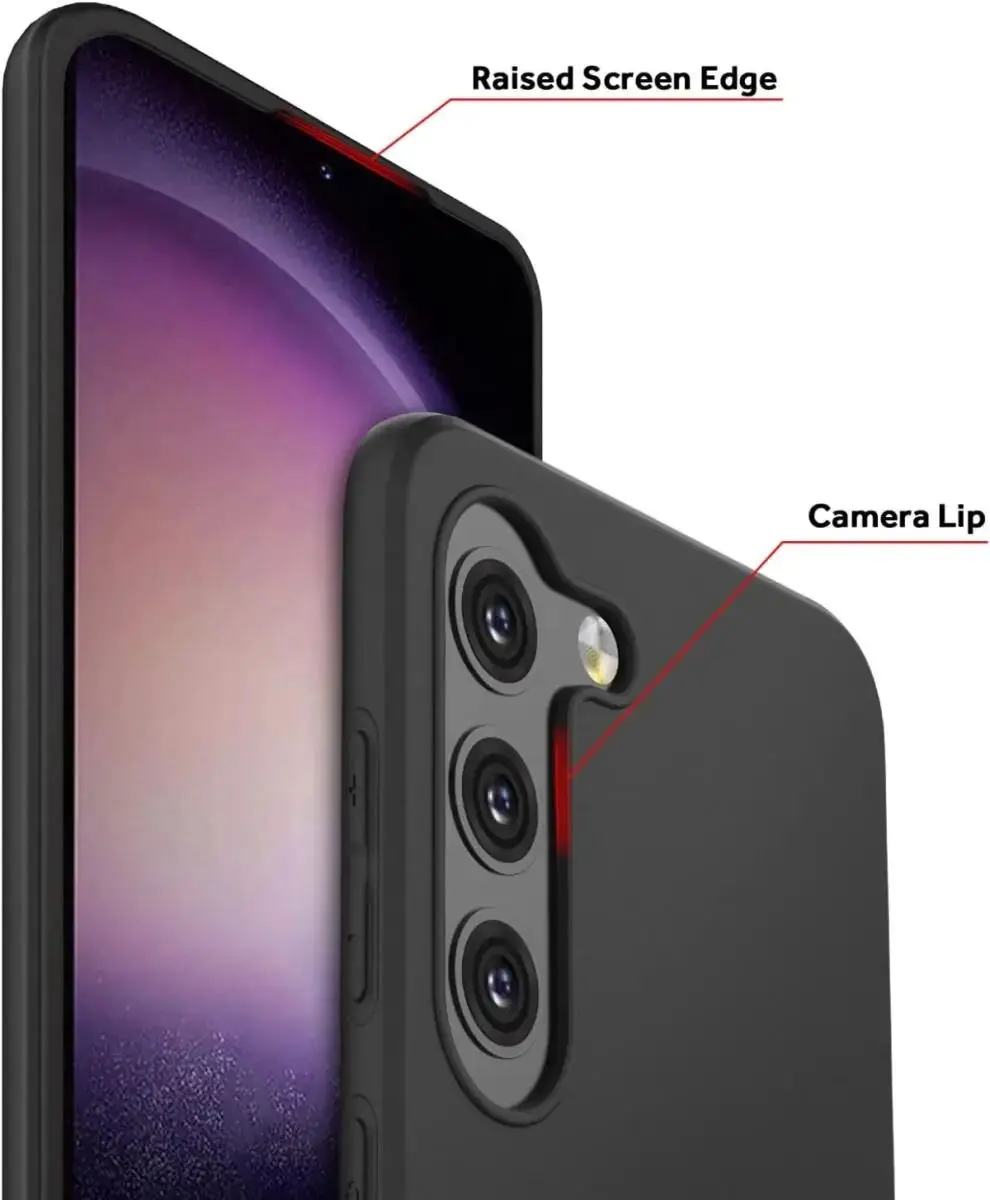 Selected Zwart TPU Hoesje Samsung Galaxy S23 - Ultra Dun - afbeelding 6 van 6