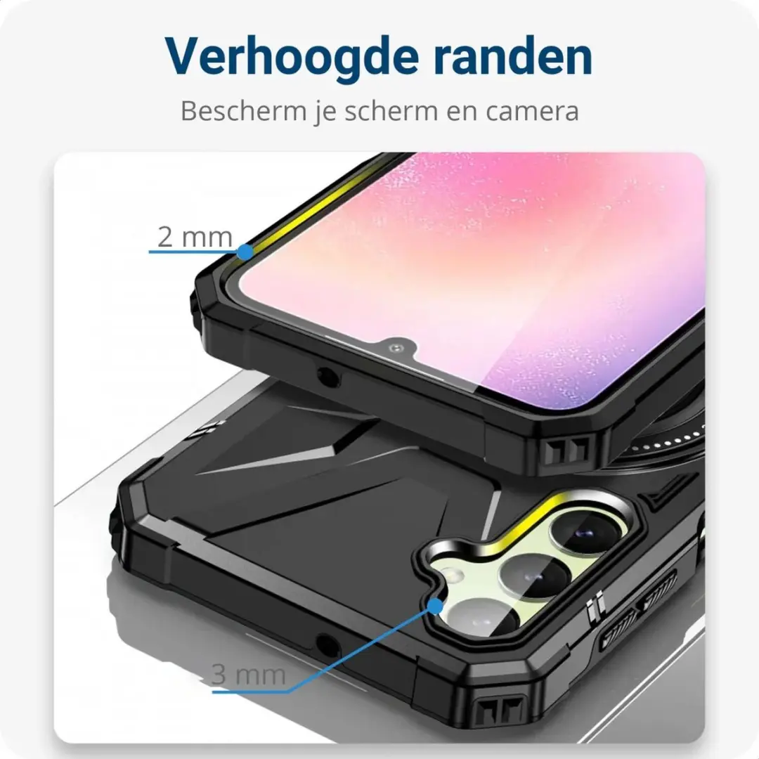 Selected Hoesje Samsung Galaxy A35 Back Cover - MagSafe Zwart