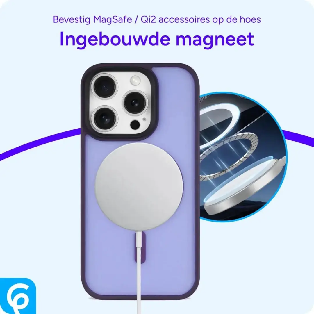 Selected by GSMpunt.nl iPhone 16 Pro Max Hoesje - Paars - MagSafe - afbeelding 6 van 6