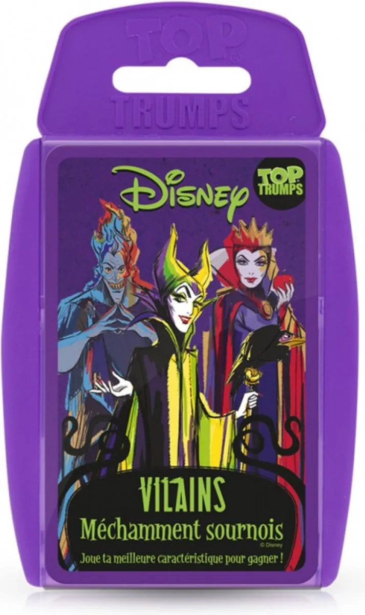 Winning Moves Top Trumps Disney Vilains Bordspel