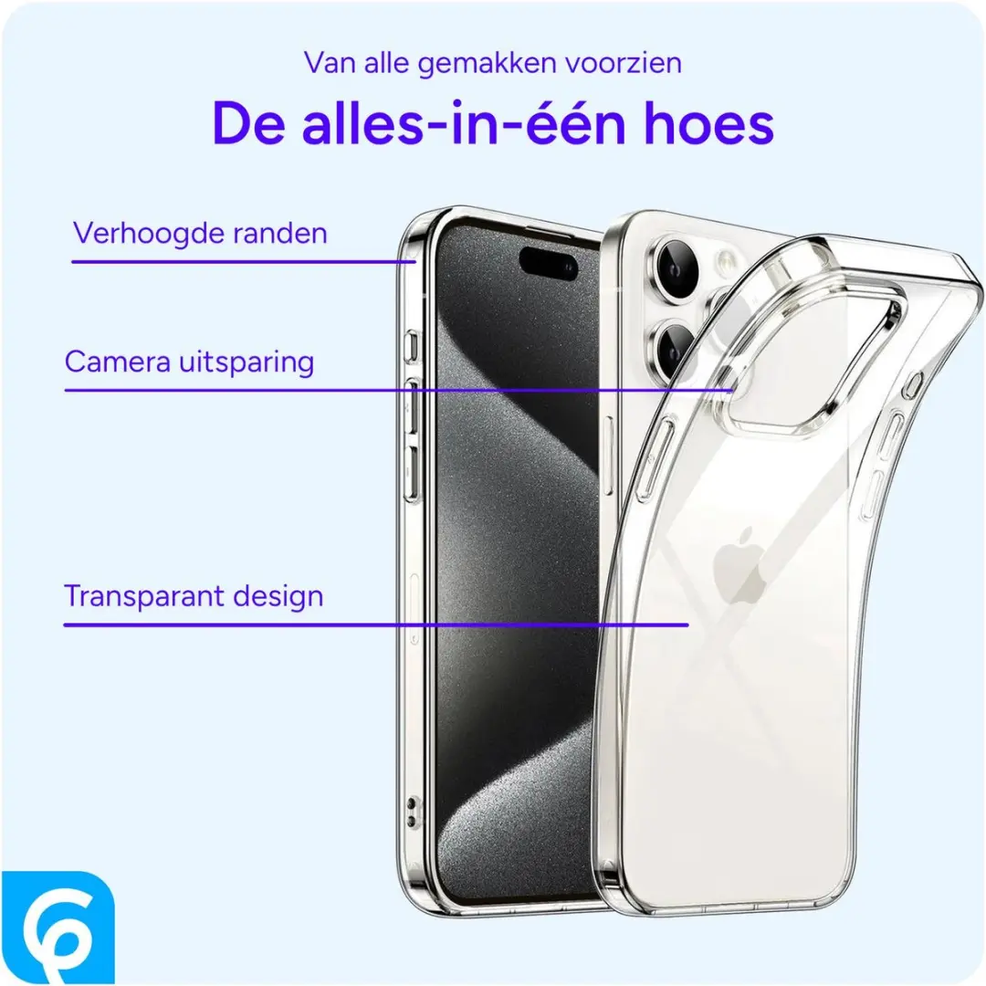 Selected Transparant TPU Hoesje iPhone 15 Pro