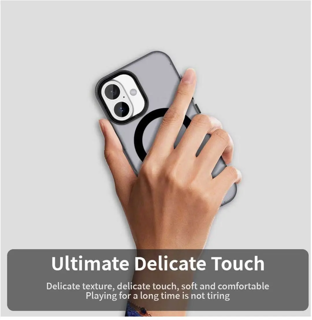 Selected MagSafe Backcover iPhone 17 - Zwart & Transparant