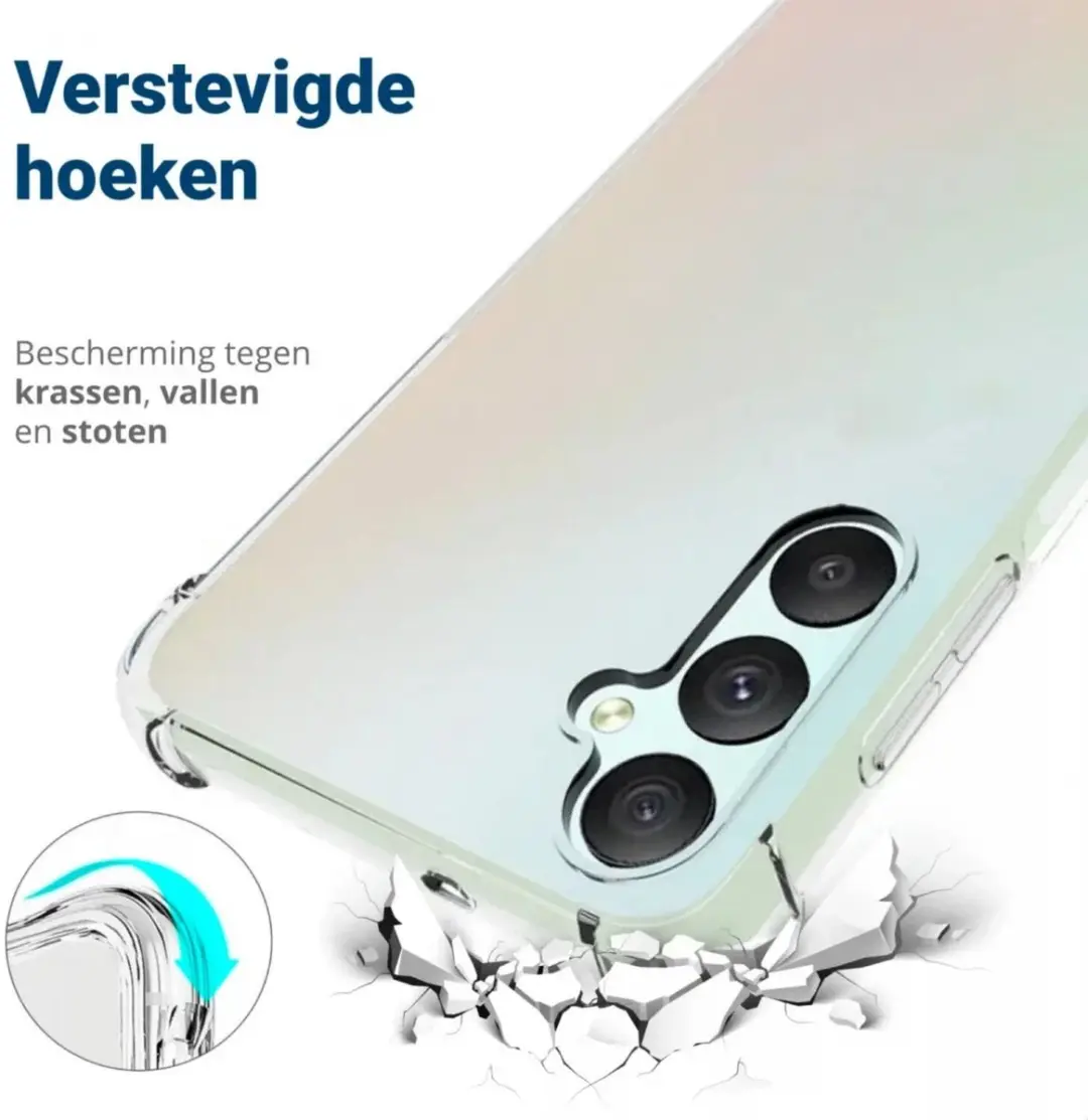 Selected Transparant TPU Hoesje Samsung Galaxy A05s - Schokbestendig