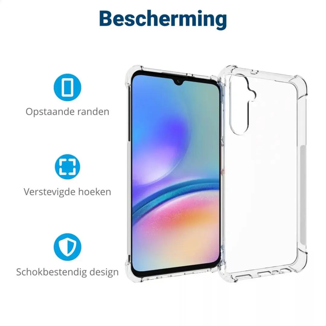 Selected Transparant TPU Hoesje Samsung Galaxy A05s - Schokbestendig
