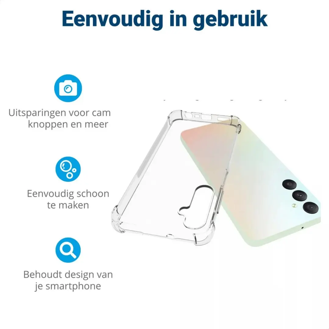 Selected Transparant TPU Hoesje Samsung Galaxy A05s - Schokbestendig
