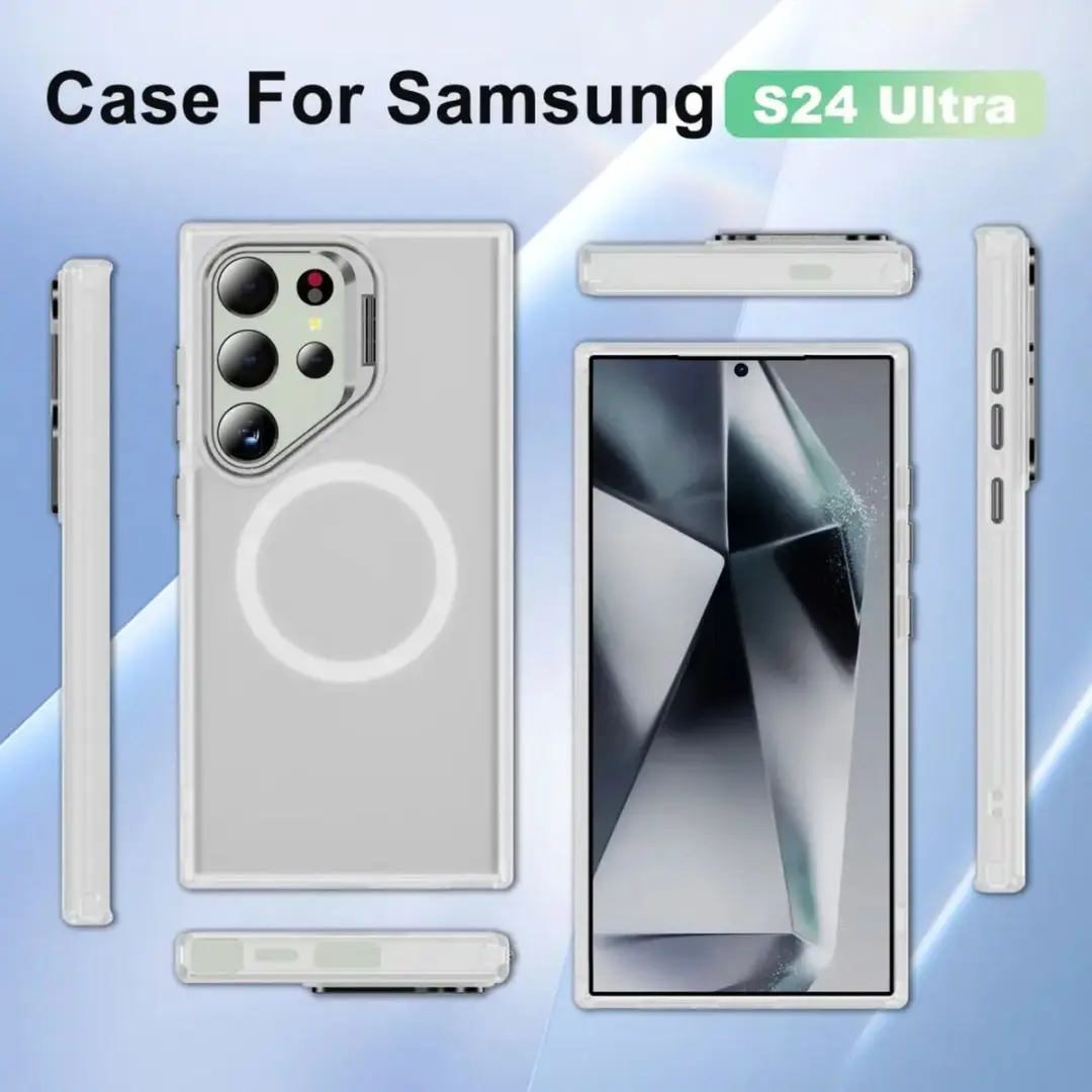 Selected Hoesje Samsung Galaxy S24 Ultra MagSafe Transparant - afbeelding 6 van 6