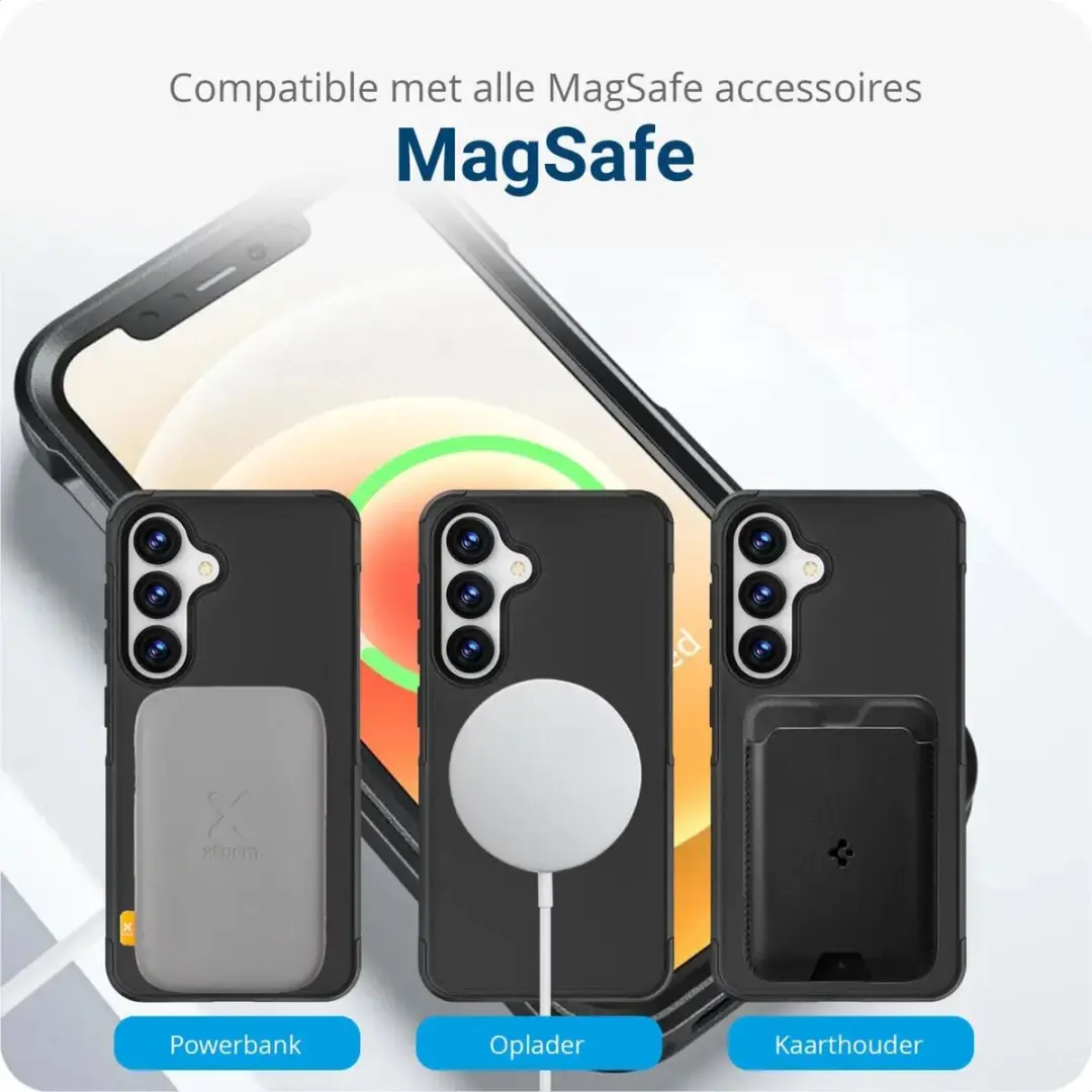 Selected Hoesje Samsung Galaxy S26 Plus MagSafe - Dual-Layer Zwart