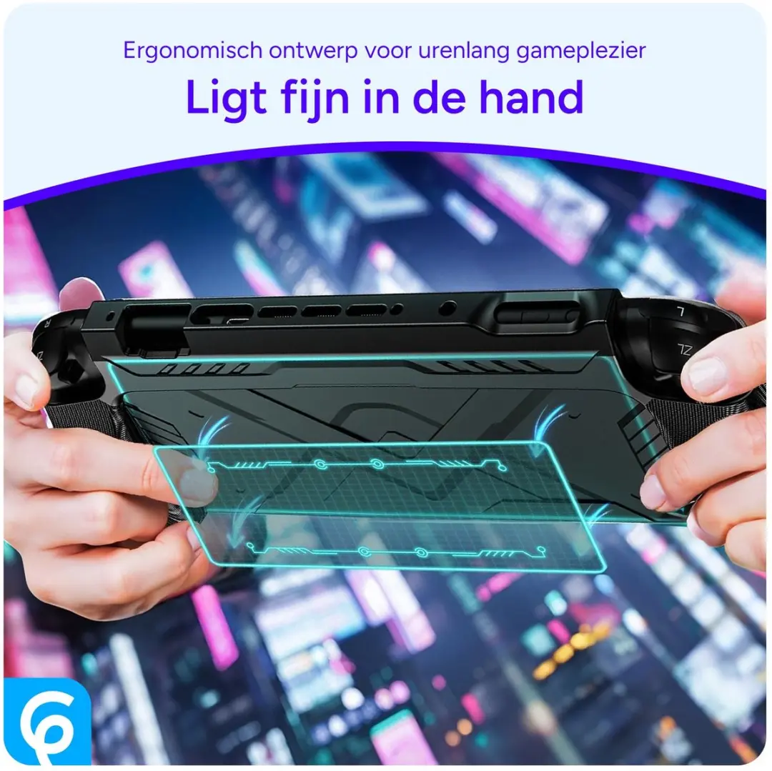 Selected by GSMpunt Nintendo Switch 2 Full Protect Hoesje - Zwart - afbeelding 6 van 6