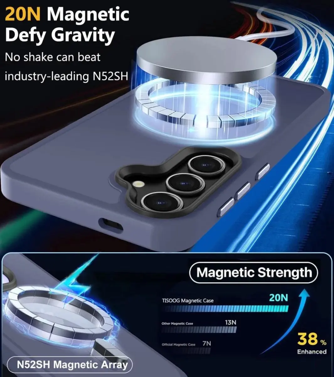 Selected Hoesje Samsung Galaxy S24 MagSafe - Donkerblauw