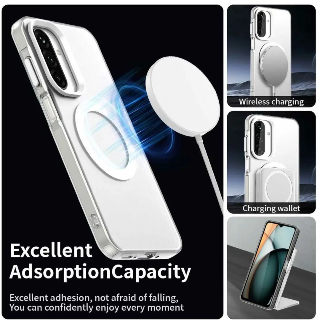 Selected Hoesje Samsung Galaxy A17 MagSafe Transparant