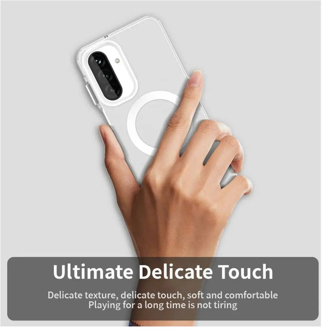 Selected Hoesje Samsung Galaxy A17 MagSafe Transparant