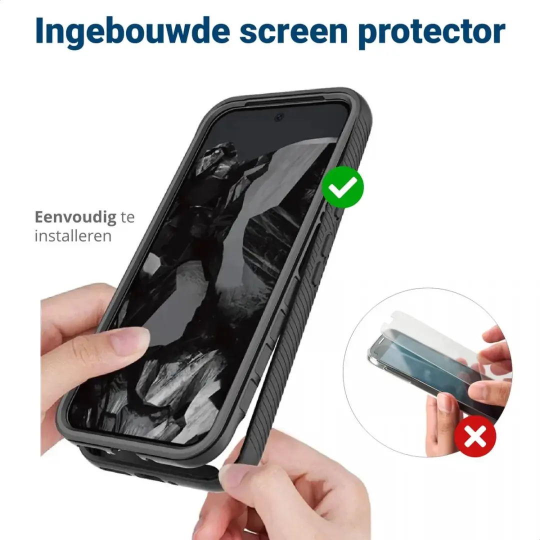 Selected by GSMpunt.nl Hoesje Google Pixel 9 Pro XL - Schokbestendig Zwart
